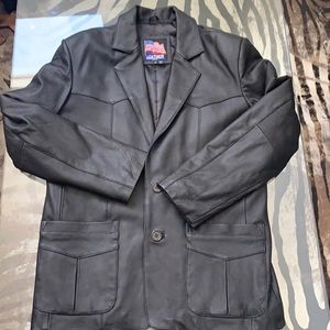 Men’s Genuine Leather Coat